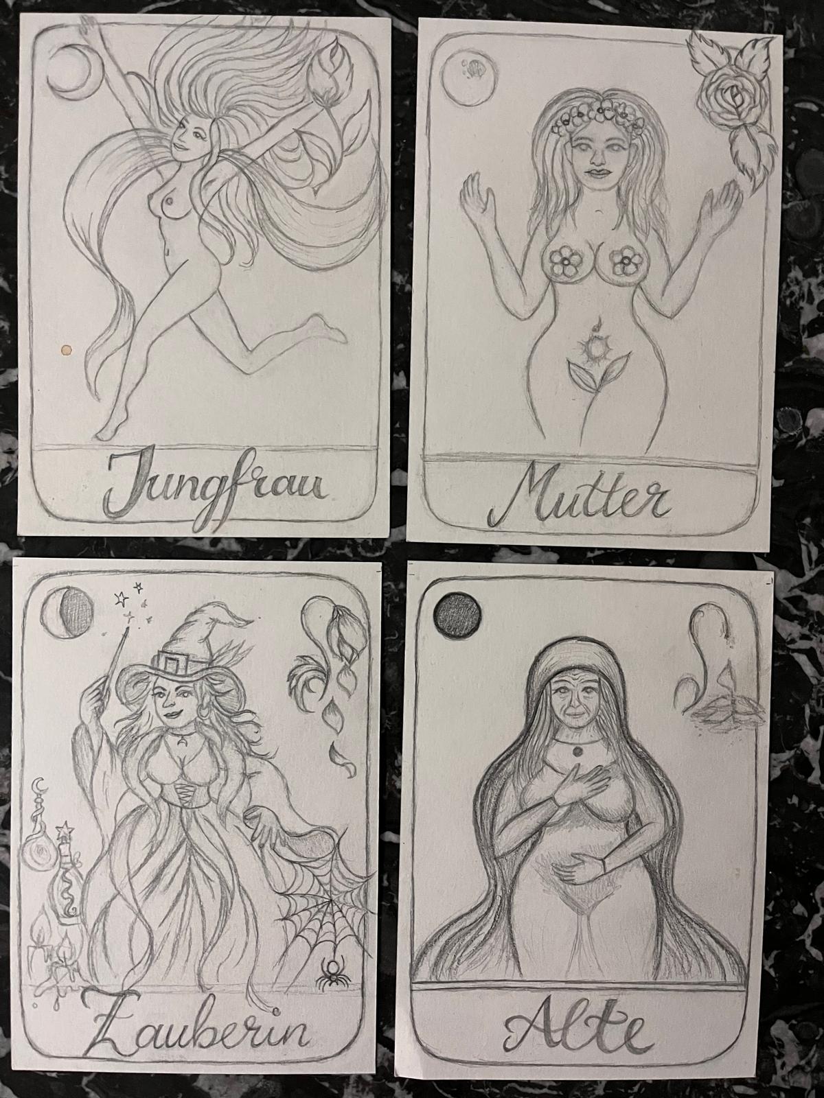 Frauenarchetypen Jungfrau, Mutter, Zauberin, Alte