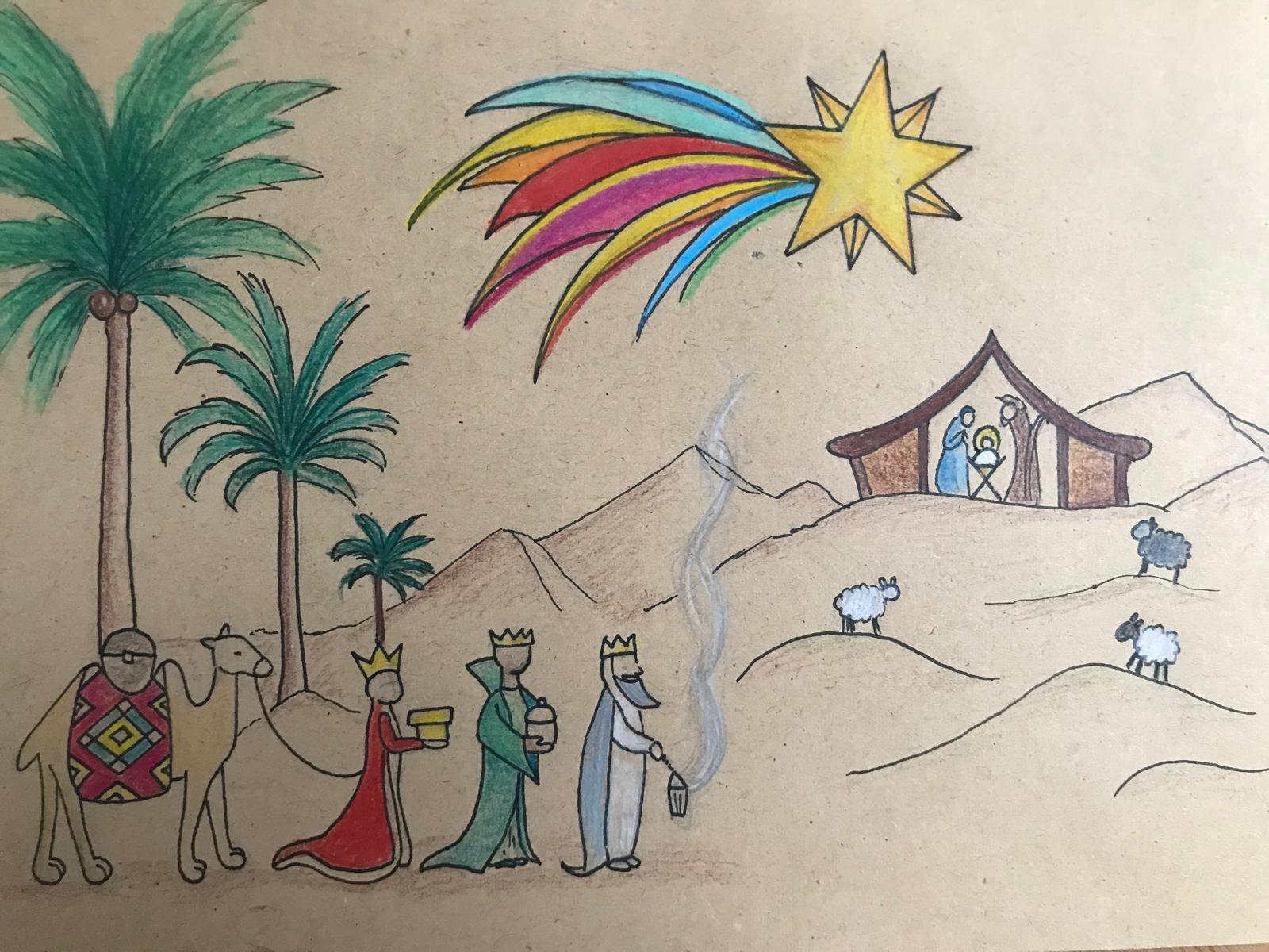Heilige Drei Könige, Weihnachtsillustration
